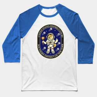 Doge w helmet / Crypto v. SEC Baseball T-Shirt